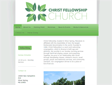 Tablet Screenshot of christfellowship.us